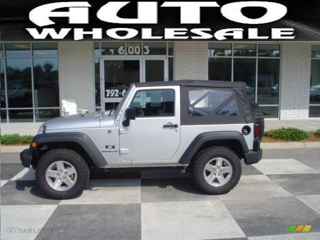 Bright Silver Metallic Jeep Wrangler