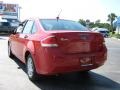 2008 Vermillion Red Ford Focus SE Sedan  photo #5