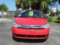 2008 Vermillion Red Ford Focus SE Sedan  photo #8