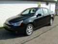 2009 Ebony Black Ford Focus SES Sedan  photo #1