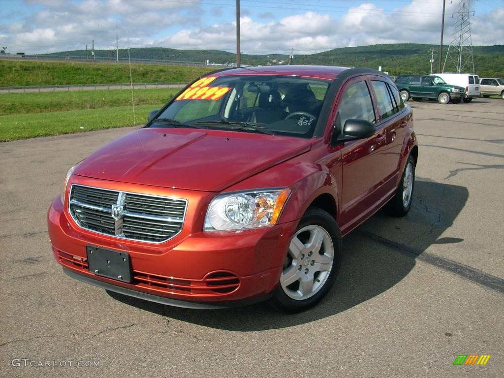 Sunburst Orange Pearl Dodge Caliber