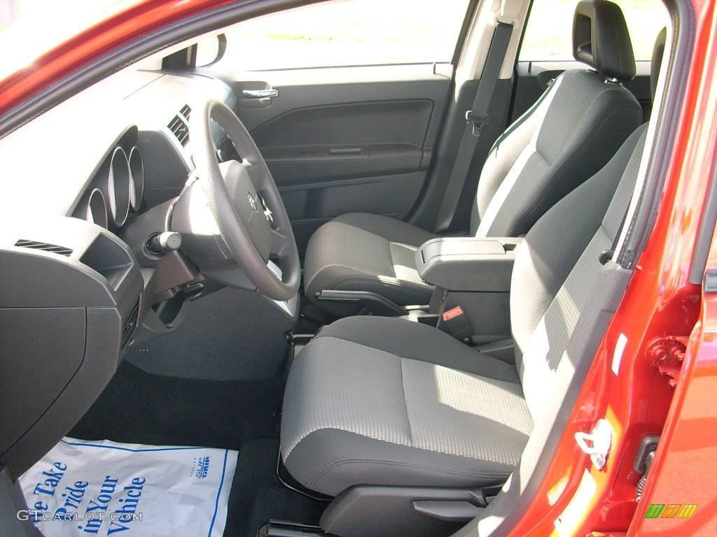 2009 Caliber SXT - Sunburst Orange Pearl / Dark Slate Gray photo #24