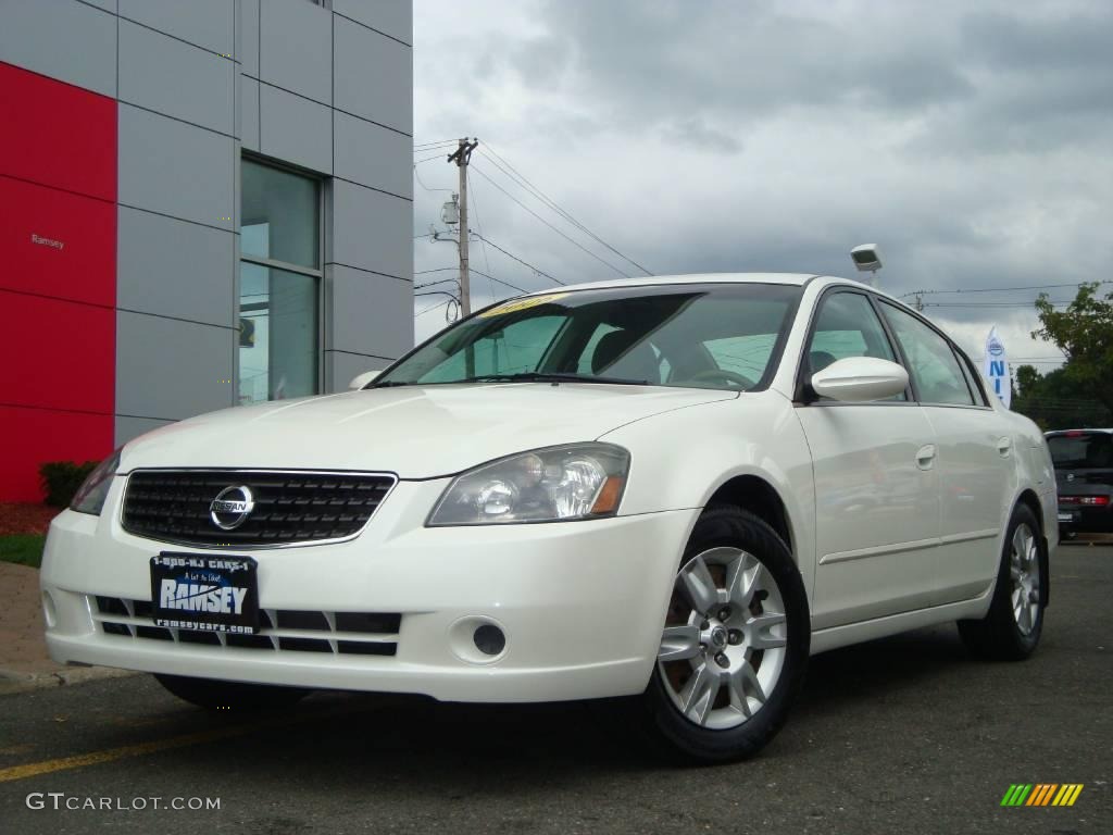 2006 Altima 2.5 S Special Edition - Satin White Pearl / Blond photo #1