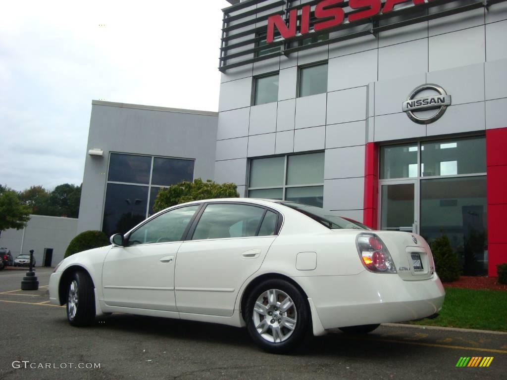 2006 Altima 2.5 S Special Edition - Satin White Pearl / Blond photo #7