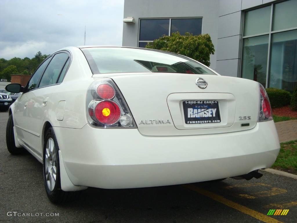 2006 Altima 2.5 S Special Edition - Satin White Pearl / Blond photo #9