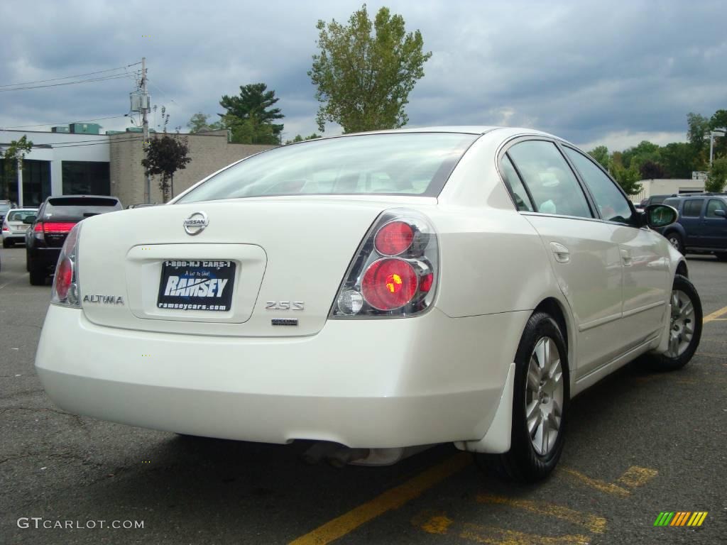 2006 Altima 2.5 S Special Edition - Satin White Pearl / Blond photo #11