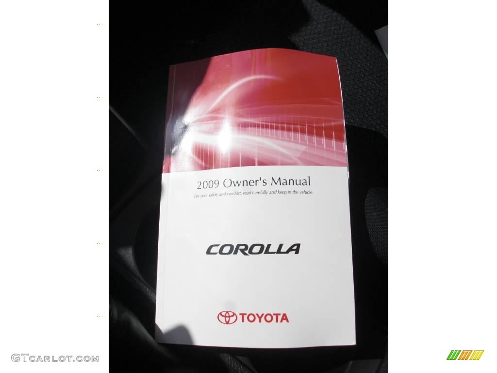 2009 Corolla S - Blue Streak Metallic / Dark Charcoal photo #13