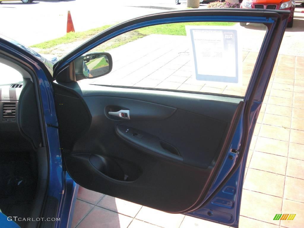 2009 Corolla S - Blue Streak Metallic / Dark Charcoal photo #32