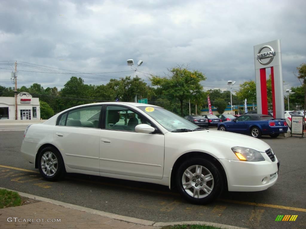 2006 Altima 2.5 S Special Edition - Satin White Pearl / Blond photo #14