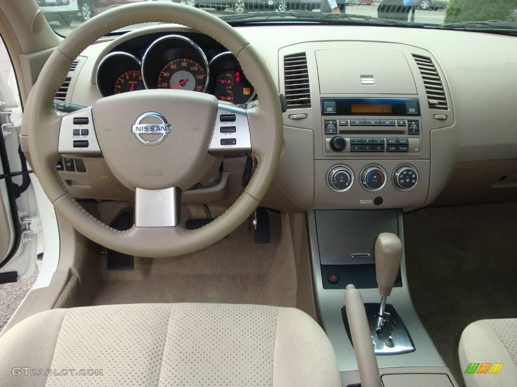 2006 Altima 2.5 S Special Edition - Satin White Pearl / Blond photo #34