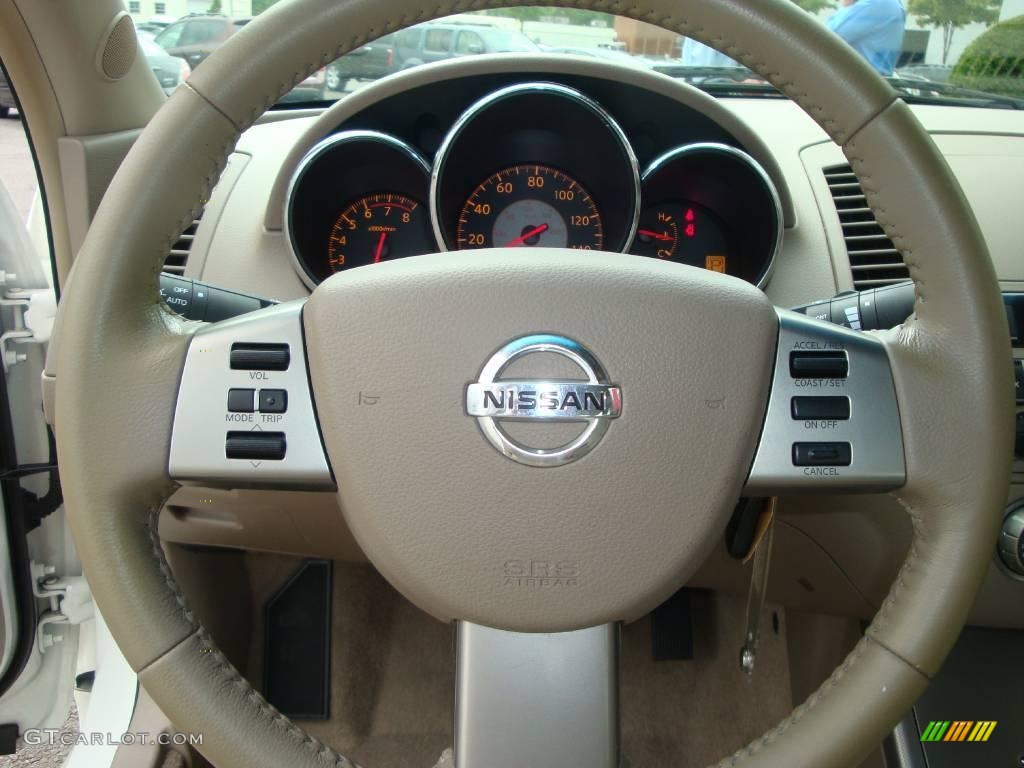 2006 Altima 2.5 S Special Edition - Satin White Pearl / Blond photo #35