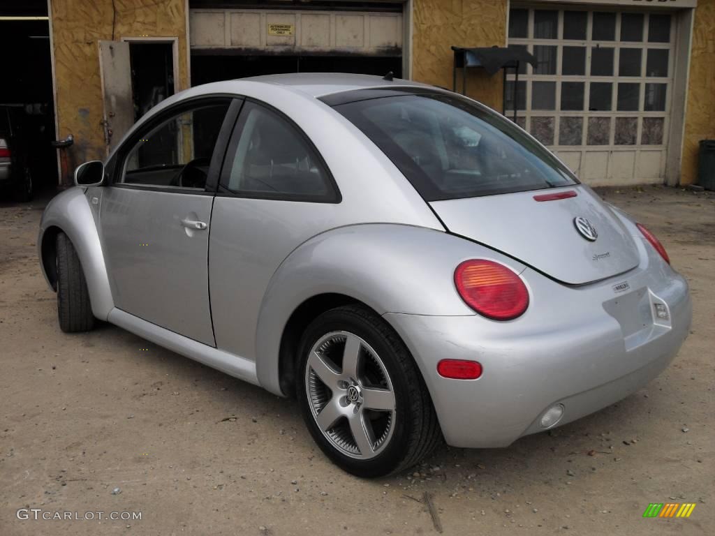 2001 New Beetle Sport Edition Coupe - Silver Arrow Metallic / Black photo #4