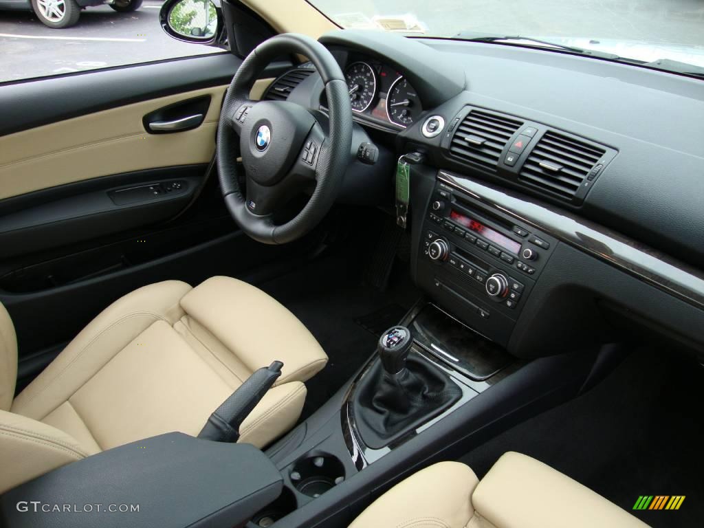 2008 1 Series 135i Coupe - Titanium Silver Metallic / Savanna Beige photo #19