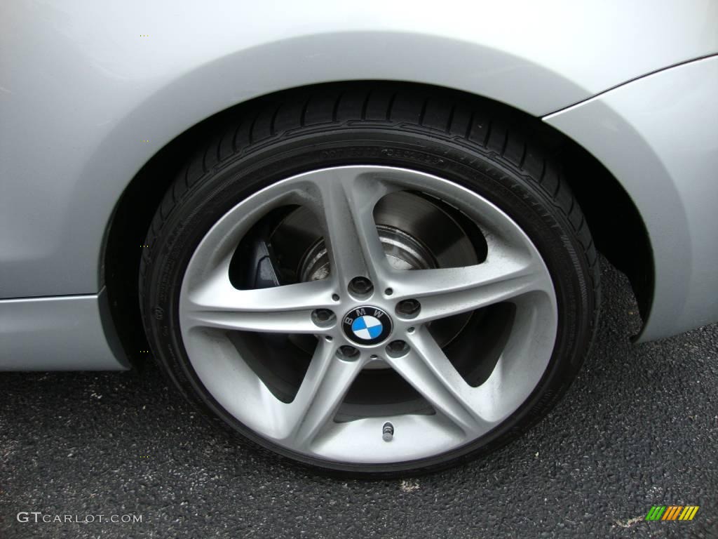 2008 1 Series 135i Coupe - Titanium Silver Metallic / Savanna Beige photo #25