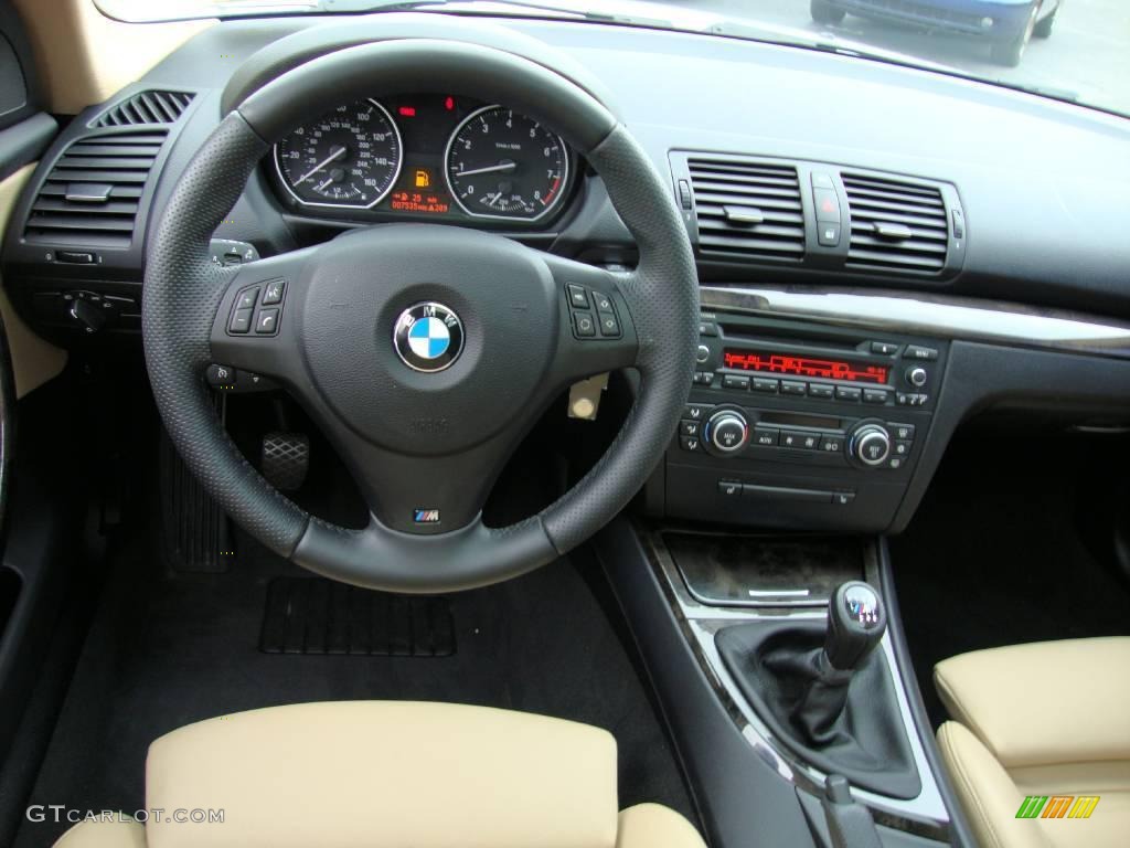 2008 1 Series 135i Coupe - Titanium Silver Metallic / Savanna Beige photo #32