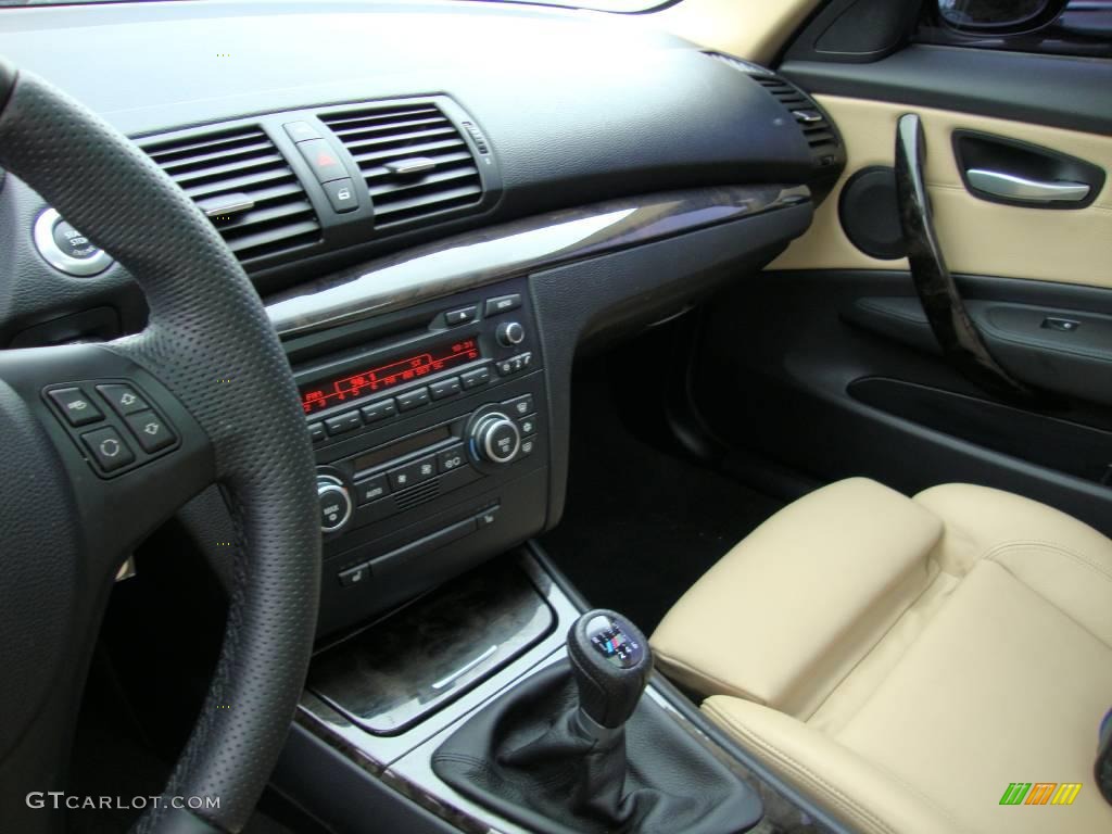2008 1 Series 135i Coupe - Titanium Silver Metallic / Savanna Beige photo #33