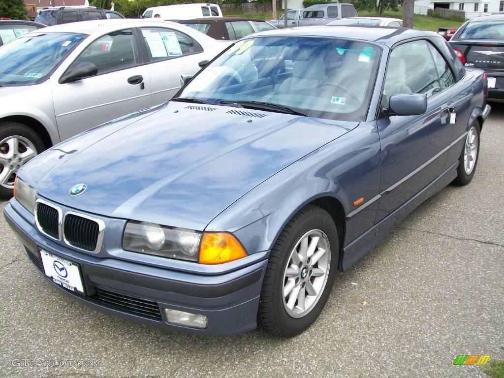 1999 3 Series 328i Convertible - Steel Blue Metallic / Grey photo #1