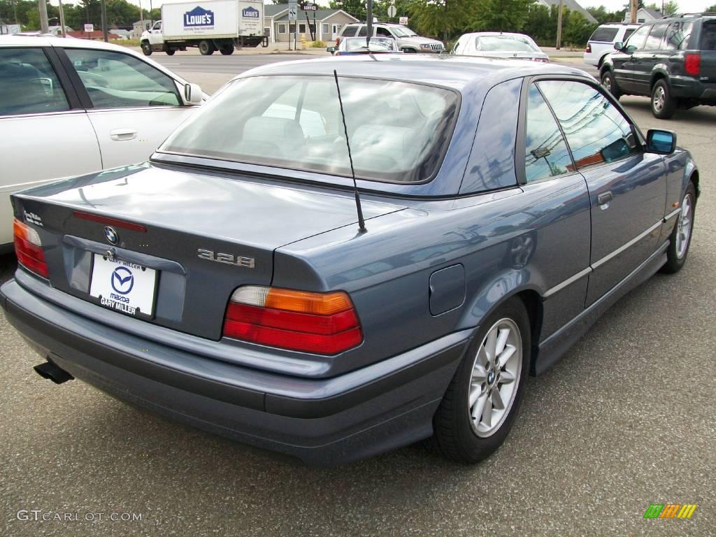 1999 3 Series 328i Convertible - Steel Blue Metallic / Grey photo #6