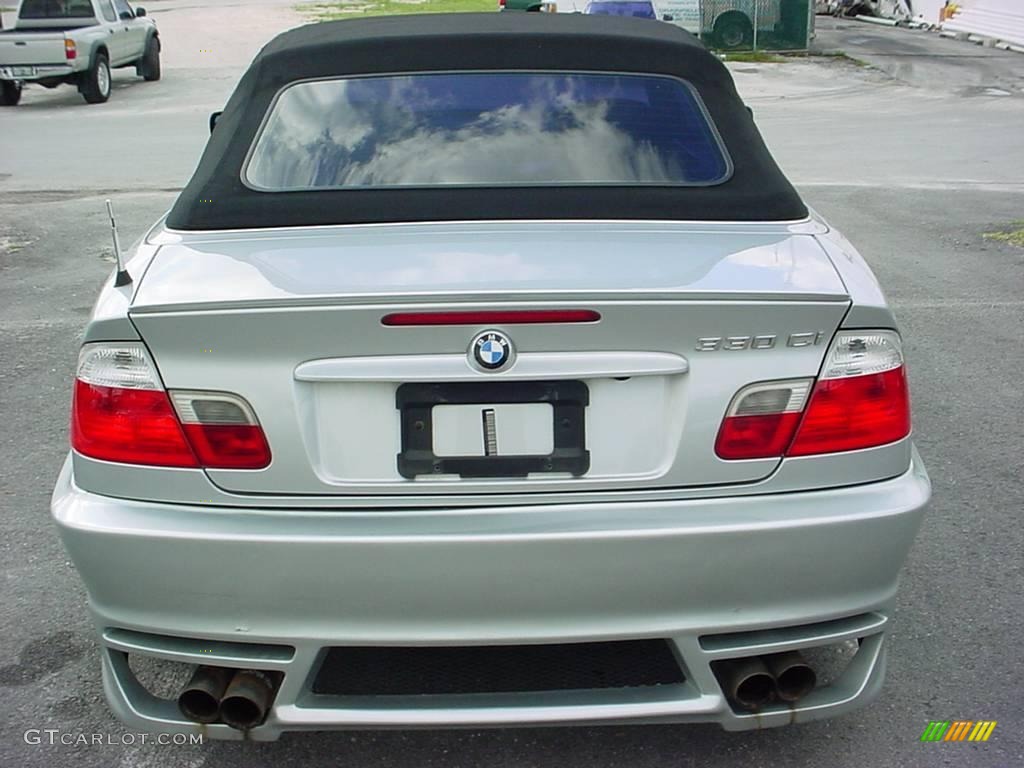 2001 3 Series 330i Convertible - Titanium Silver Metallic / Tanin Red photo #4