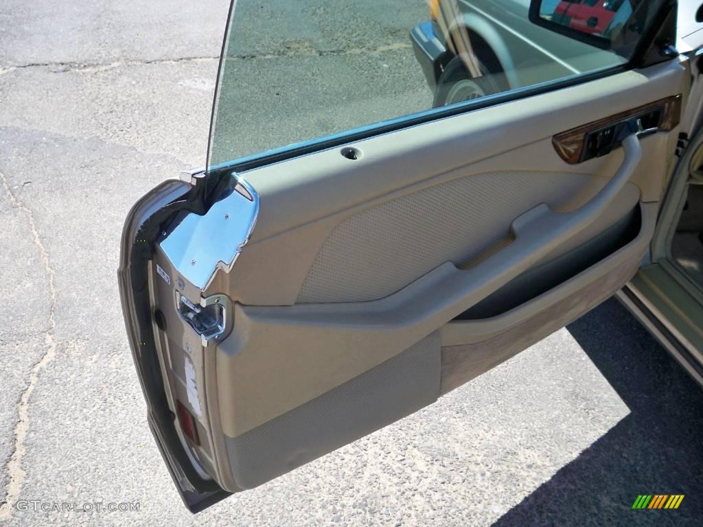 1988 S Class 560 SEC Coupe - Smoke Silver Metallic / Beige photo #13