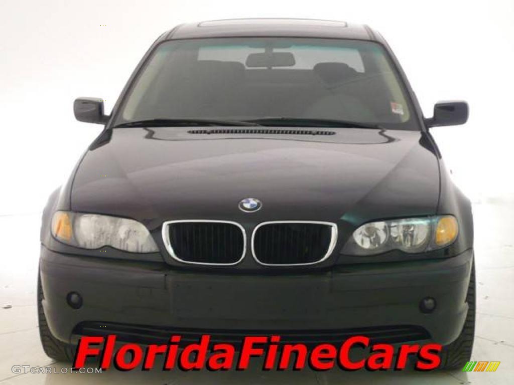 2002 3 Series 325i Sedan - Jet Black / Black photo #5