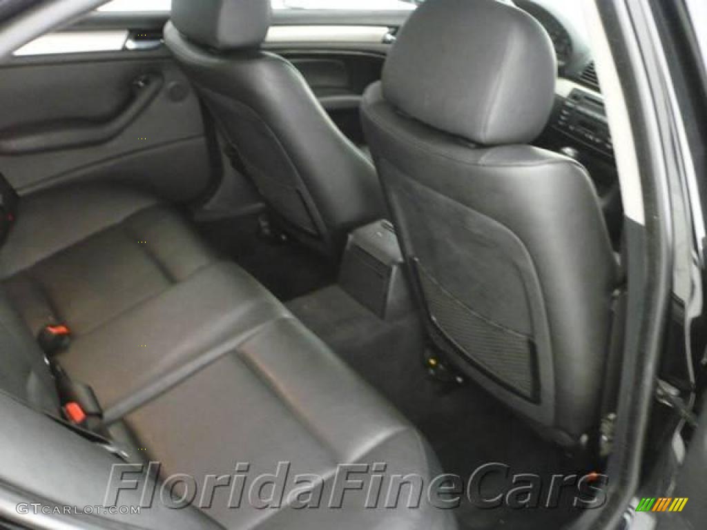 2002 3 Series 325i Sedan - Jet Black / Black photo #15