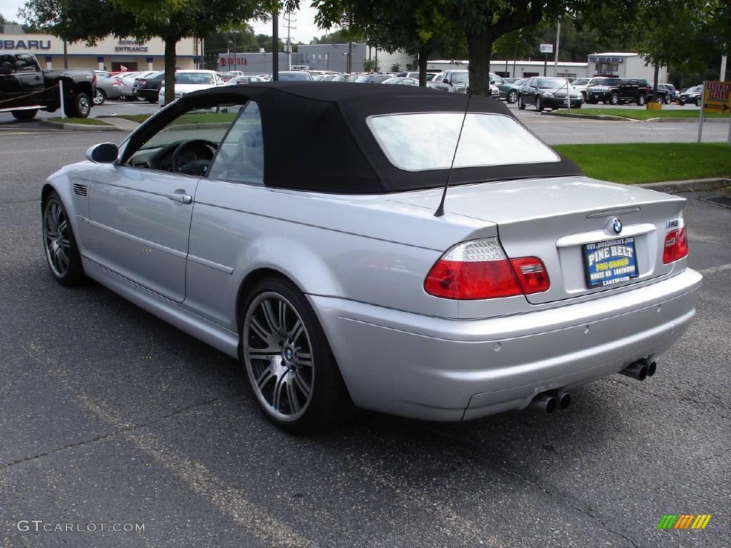 2006 M3 Convertible - Titanium Silver Metallic / Grey photo #7