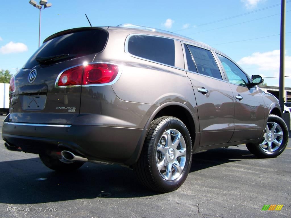 2010 Enclave CXL - Cocoa Metallic / Cashmere/Cocoa photo #7