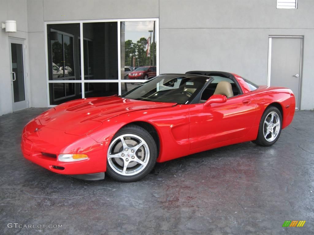 2004 Corvette Coupe - Torch Red / Light Oak photo #2