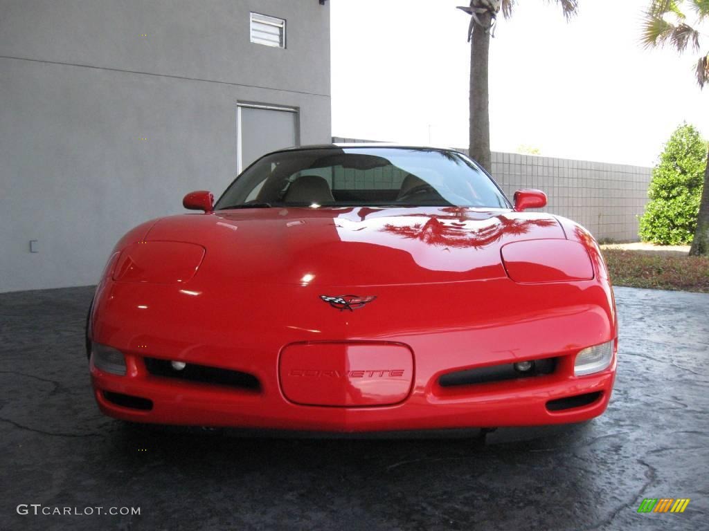 2004 Corvette Coupe - Torch Red / Light Oak photo #3