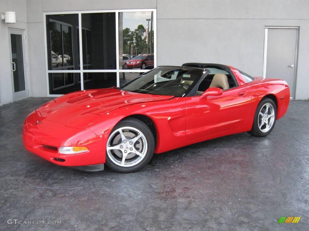2004 Corvette Coupe - Torch Red / Light Oak photo #17