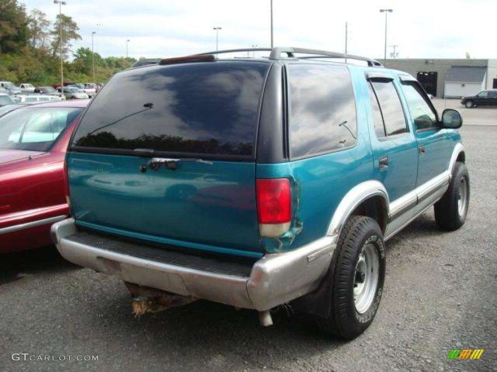 1996 Blazer 4x4 - Teal Green Metallic / Medium Gray photo #2