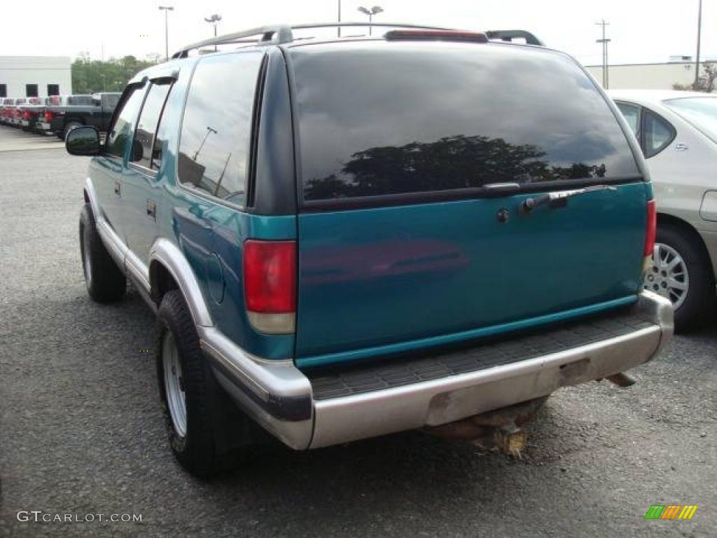 1996 Blazer 4x4 - Teal Green Metallic / Medium Gray photo #4