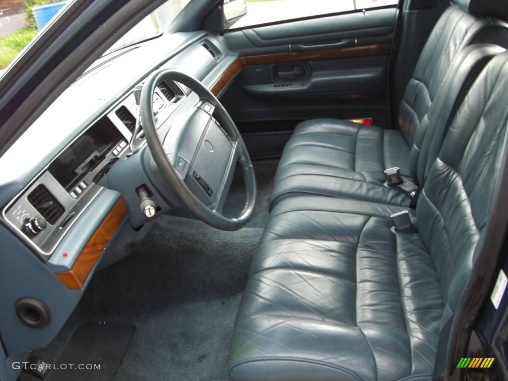 1993 Grand Marquis LS - Twilight Blue Metallic / Blue photo #9