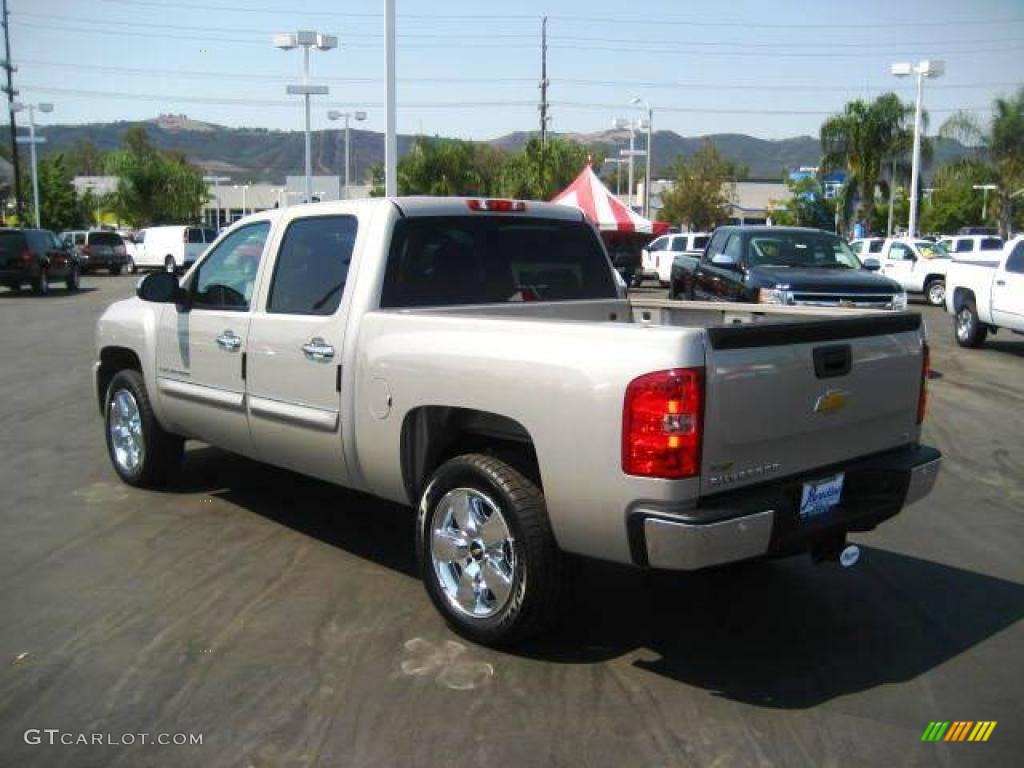 2009 Silverado 1500 LT Crew Cab - Silver Birch Metallic / Ebony photo #5