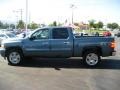 2009 Blue Granite Metallic Chevrolet Silverado 1500 LT Crew Cab  photo #3