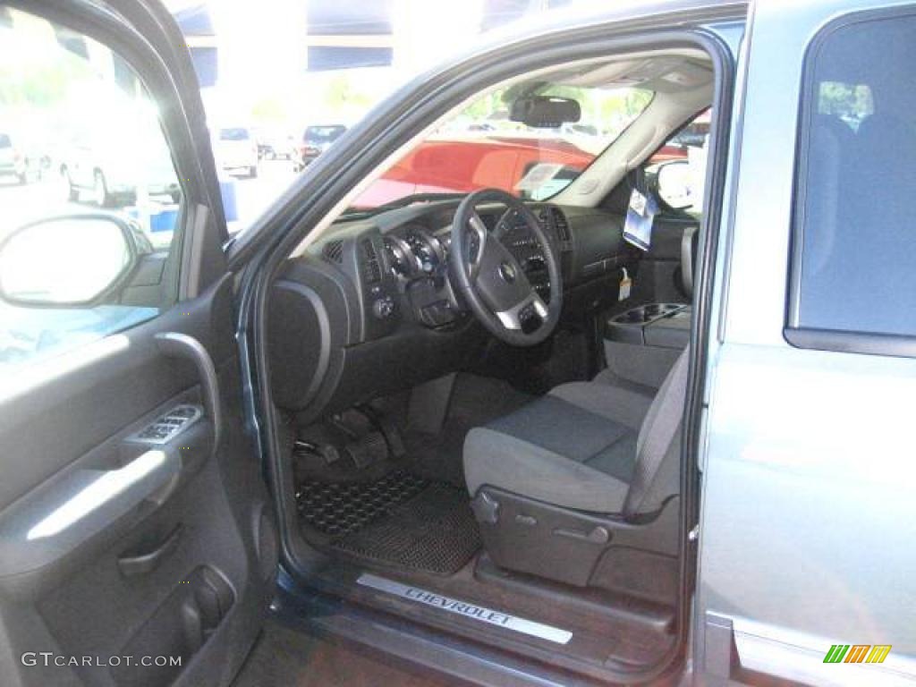 2009 Silverado 1500 LT Crew Cab - Blue Granite Metallic / Ebony photo #12