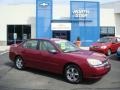 2005 Sport Red Metallic Chevrolet Malibu LS V6 Sedan  photo #1