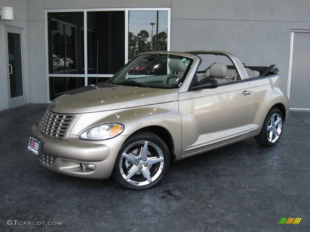 2005 PT Cruiser GT Convertible - Linen Gold Metallic Pearl / Taupe/Pearl Beige photo #2