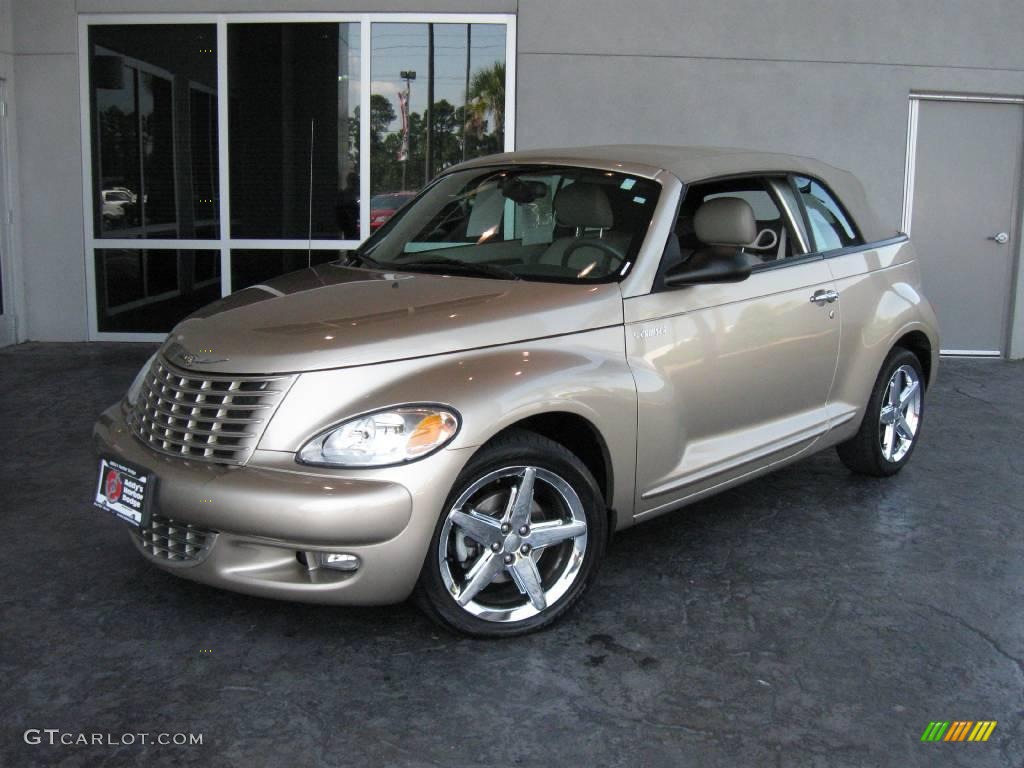 2005 PT Cruiser GT Convertible - Linen Gold Metallic Pearl / Taupe/Pearl Beige photo #3