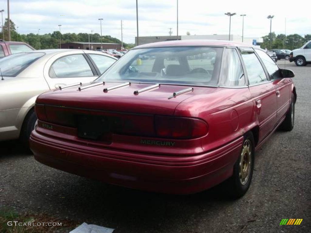 1995 Sable GS Sedan - Electric Currant Red Pearl Metallic / Grey photo #2