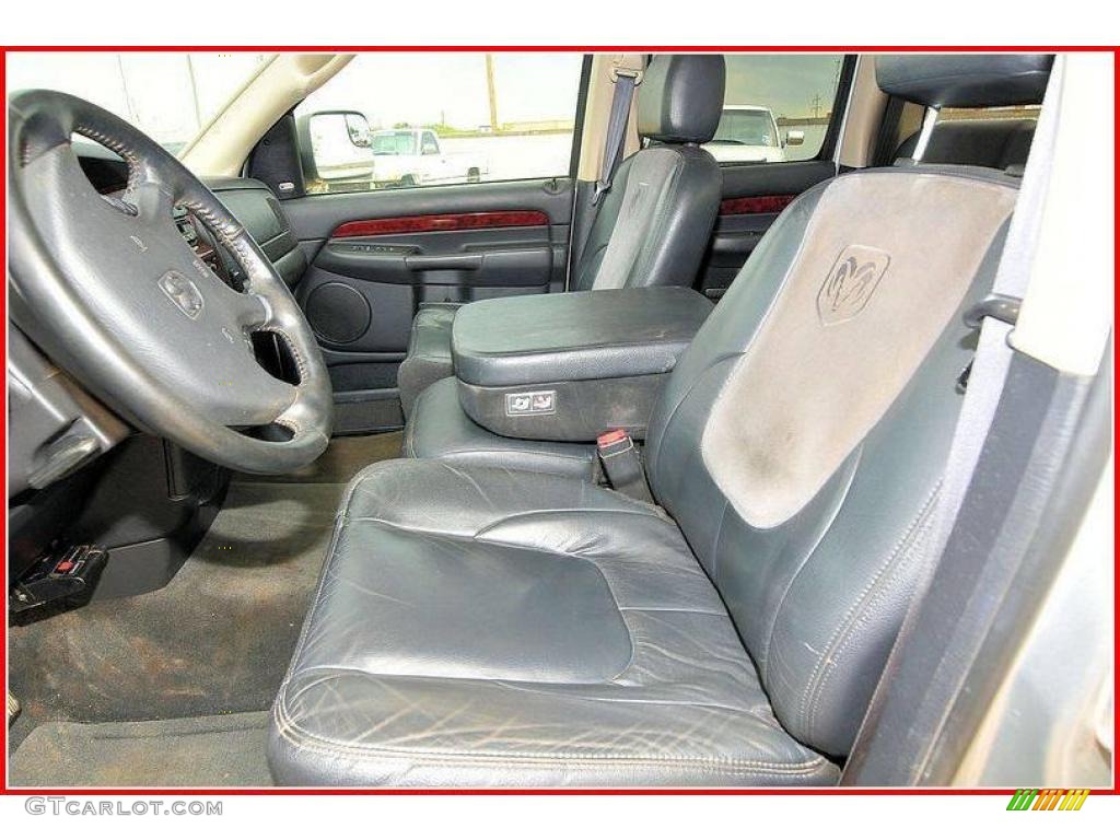 2003 Ram 3500 Laramie Quad Cab Dually - Bright Silver Metallic / Dark Slate Gray photo #13