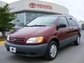 Vintage Red Pearl 2003 Toyota Sienna LE