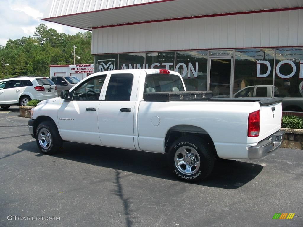 2006 Ram 1500 ST Quad Cab - Bright White / Medium Slate Gray photo #6