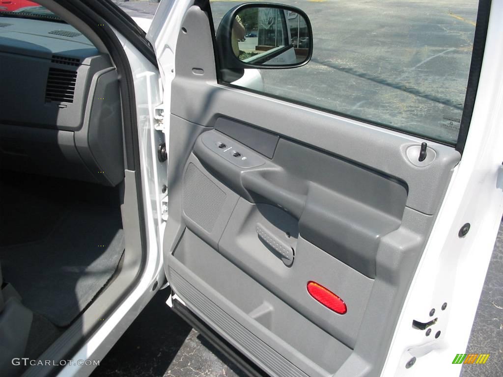 2006 Ram 1500 ST Quad Cab - Bright White / Medium Slate Gray photo #9