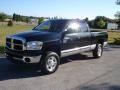 2007 Brilliant Black Dodge Ram 2500 SLT Quad Cab 4x4  photo #6