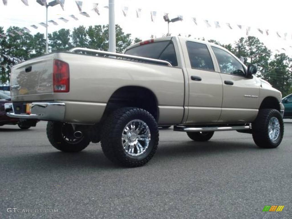 2004 Ram 1500 SLT Quad Cab - Light Almond Pearl / Taupe photo #6
