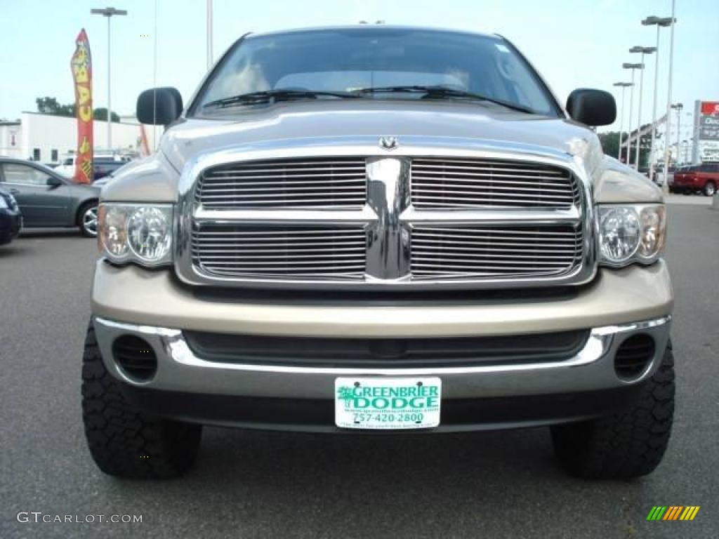 2004 Ram 1500 SLT Quad Cab - Light Almond Pearl / Taupe photo #9