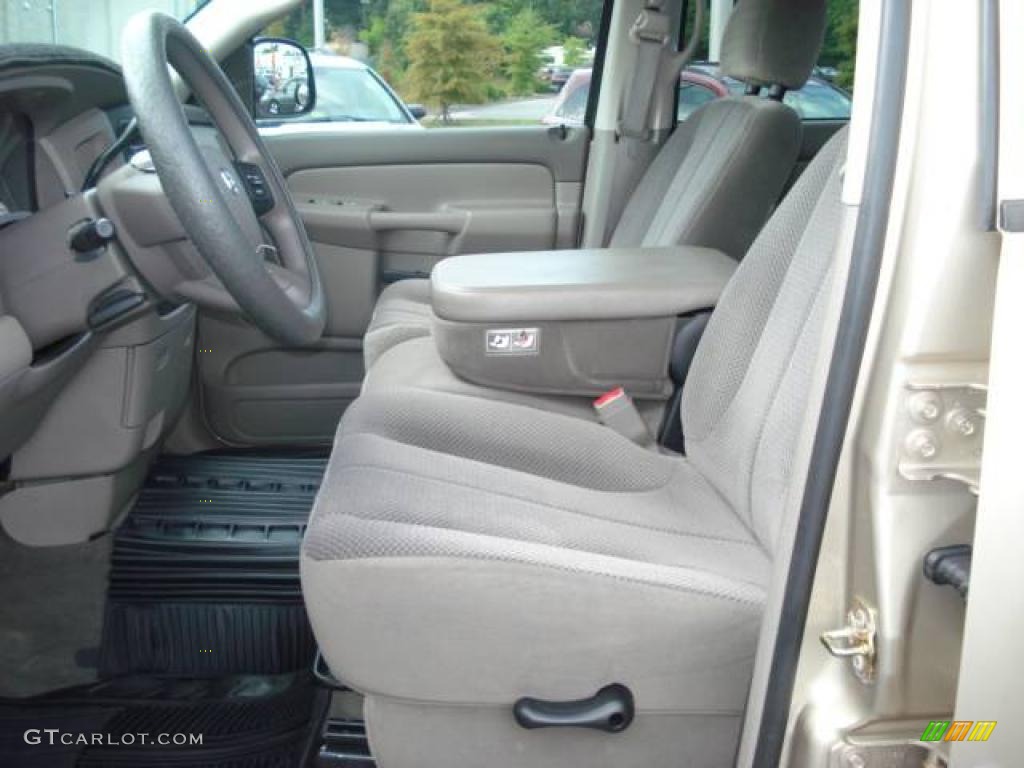 2004 Ram 1500 SLT Quad Cab - Light Almond Pearl / Taupe photo #47