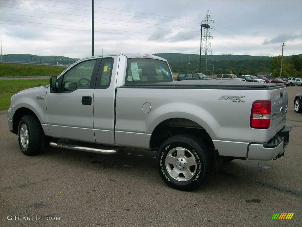 2006 F150 STX Regular Cab 4x4 - Silver Metallic / Medium Flint photo #18